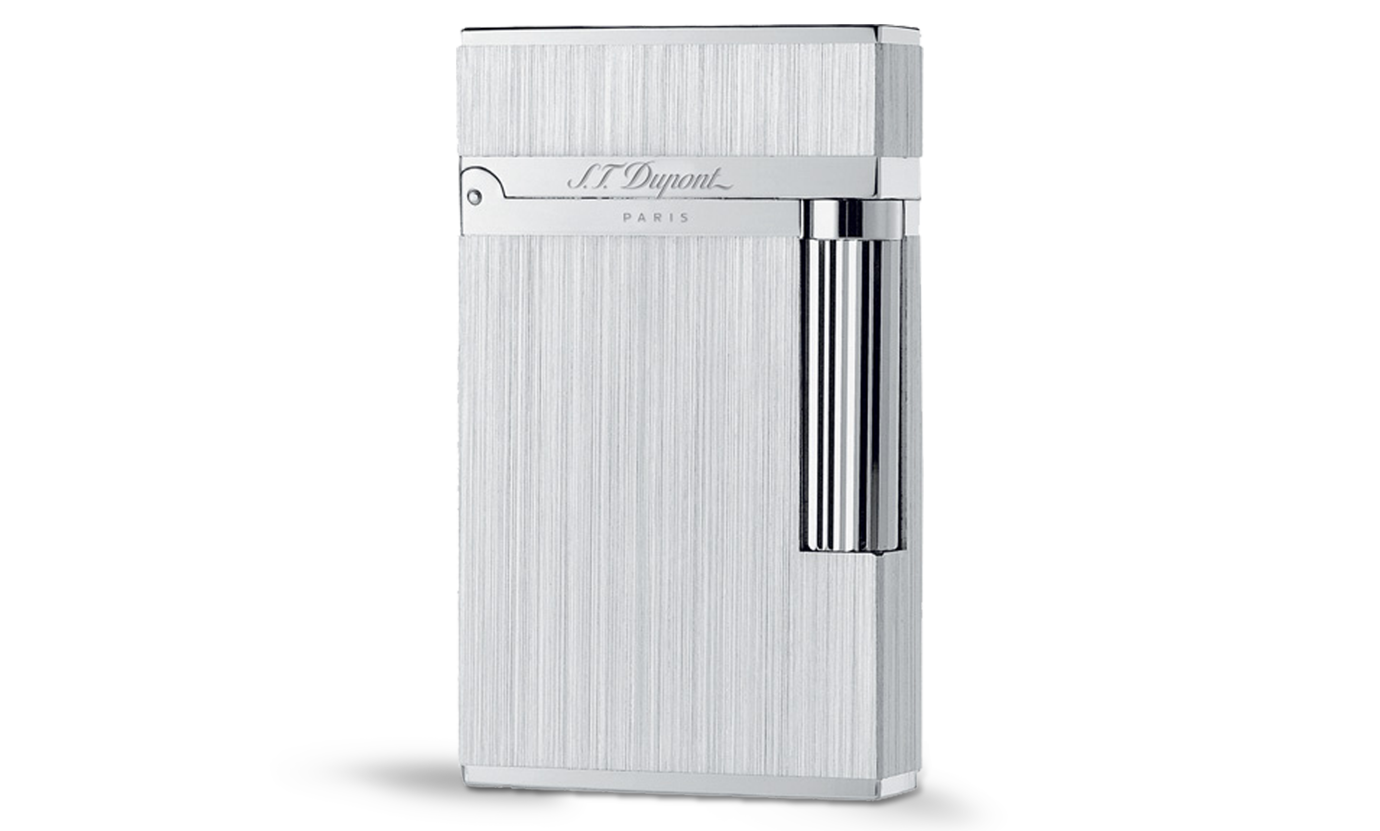 Зажигалка S.T. Dupont LIGNE 2, матовый узор, палладий