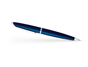 Шариковая ручка Cross ATX Blue Lacquer, ювелирная латунь, глянцевый лак,  882-37