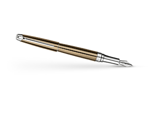 Перьевая ручка Caran d'Ache Caviar, золото, рисунок-чешуя, лак  4799-487