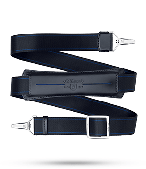 Ремень плечевой S.T. Dupont S.T. Dupont, кожа, х/б полотно с пропиткой  181022 Ремень плечевой S.T. Dupont S.T. Dupont, кожа, х/б полотно с пропиткой  181022