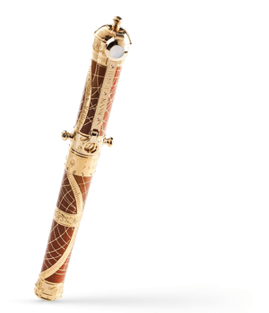 Чернильная ручка S.T. Dupont ювелирная латунь, отделка позолота, лак, гравировк  242031