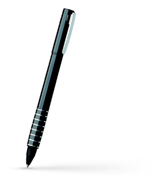 Чернильная ручка Lamy accent, стальные кольца, металл, черный лак  4001229 Чернильная ручка Lamy accent, стальные кольца, металл, черный лак  4001229
