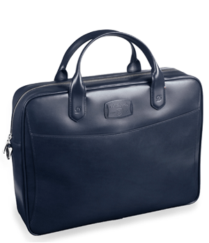 Сумка для документов S.T. Dupont Elysee с двумя ручками, кожа, темно-синяя  181903SS