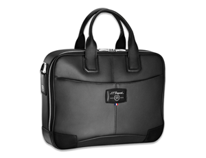 Сумка S.T. Dupont McLAREN 2016, перфорированная кожа, черный  171402MC