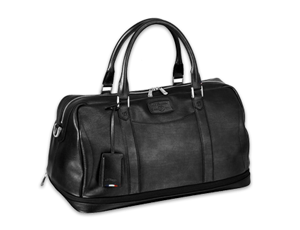 Сумка S.T. Dupont Elysee, кожа, на молнии, темно-серая  181013