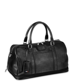 Сумка S.T. Dupont Elysee, кожа, на молнии, темно-серая  181013