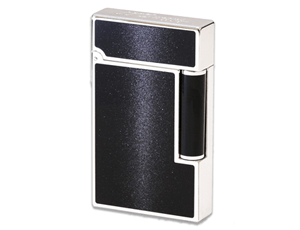 Зажигалка S.T. Dupont Meteorite, черный, лак, пыль метеорита  16112