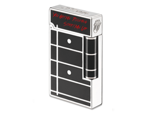 Зажигалка S.T. Dupont Rolling Stones, латунь, черный лак, палладий  16153