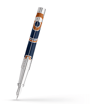 Перьевая ручка S.T. Dupont Casa Fenoglio, китайский лак, синий, оранжевый  141960