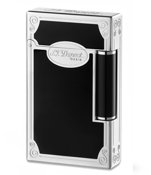 Зажигалка S.T. Dupont S.T. Dupont LIGNE 2, черный лак, палладий  16741