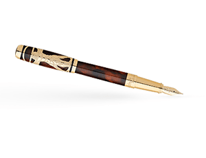 Перьевая ручка S.T. Dupont LINE D Vitruvian Man Prestige, китайский лак, грав  410037