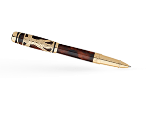 Чернильная ручка S.T. Dupont Vitruvian Man Prestige, китайский лак, отделка зол  412037