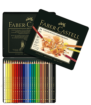 Набор карандашей Graf von Faber-Castell Polychromos 24 шт  110024 Набор карандашей Graf von Faber-Castell Polychromos 24 шт  110024