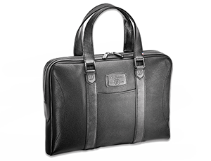 Сумка S.T. Dupont зернистая мягкая телячья кожа, с двумя ручками, 36  181254