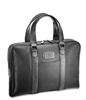 Сумка S.T. Dupont зернистая мягкая телячья кожа, с двумя ручками, 36  181254