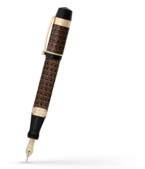 Перьевая ручка Ancora Currency Pens Rouble, коричневая  ROUBLE/FP