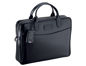 Сумка для документов S.T. Dupont натуральная гладкая кожа, с двумя ручками, 30 x 40  181003SS