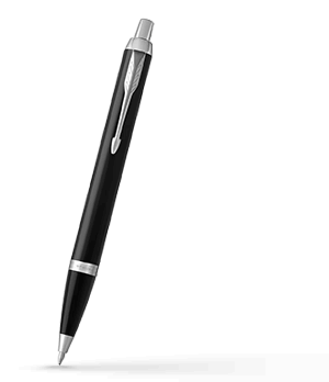 Шариковая ручка Parker IM Deep Black CT, черный лак, хром  1931665 Шариковая ручка Parker IM Deep Black CT, черный лак, хром  1931665