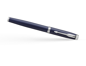 Чернильная ручка Parker IM Deep Black CT, черный лак, хром  1931661