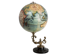 Глобус Authentic Models Дерево, латунь  GL048