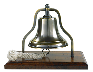 Колокол Authentic Models Латунь, бронзовое покрытие, дерево  AC076