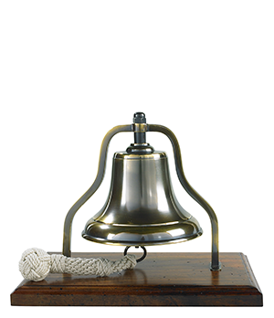 Колокол Authentic Models Латунь, бронзовое покрытие, дерево  AC076