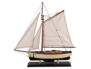 Яхта Authentic Models Дерево, хлопок, латунь, 54.6*12.7*59.7 см  AS134