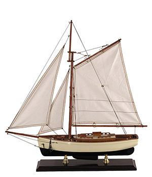 Яхта Authentic Models Дерево, хлопок, латунь, 54.6*12.7*59.7 см  AS134