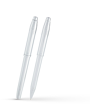 Набор Cross Cross Century II, ручка шариковая+ручка перьевая,  AT0087WG-97MS