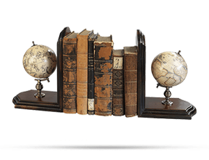 Подставка для книг Authentic Models Authentic Models, подставка для книг с двумя глобу  GL009F