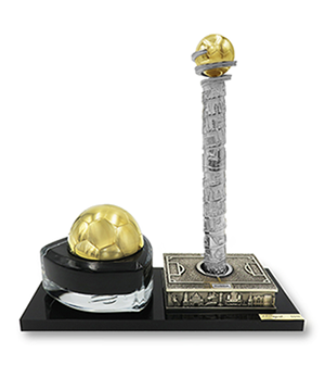 Перьевая ручка S.T. Dupont Футбол, лимитированная коллекция, бронза, дерево,  241819