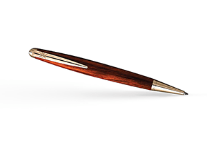 Шариковая ручка Pierre Cardin Majestic, латунь, акрил, коричнево-медный  PCX755BP-RG