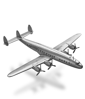 Самолет Authentic Models Constellation, ручная работа, алюминий  AP458