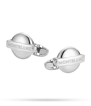 Запонки Montblanc Серебро 925 пробы, 17 мм  118593 Запонки Montblanc Серебро 925 пробы, 17 мм  118593
