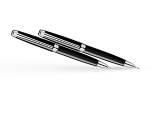 Шариковая ручка Caran d'Ache ювелирная латунь, черный полированный лак, отдельн  4759-782