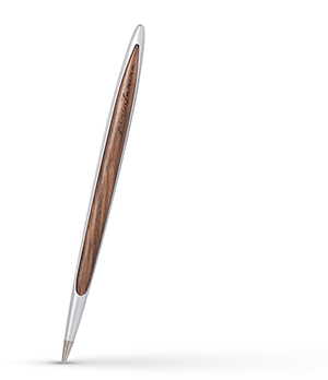 Вечная ручка Pininfarina дерево грецкий орех, алюминий, в комплекте подстав  NPKRE01511