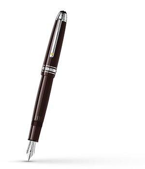 Перьевая ручка Montblanc драгоценная смола, перо из золота 585 пробы (14К)  119660