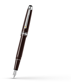 Перьевая ручка Montblanc драгоценная смола, перо из золота 585 пробы (14К)  119665