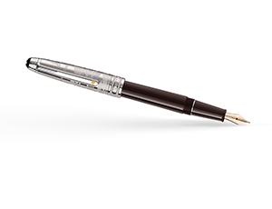 Перьевая ручка Montblanc драгоценная смола, перо из золота 585 пробы (14К),  119669