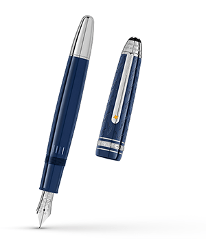 Перьевая ручка Montblanc драгоценная смола,   перо из золота 585 пробы с ро  118052