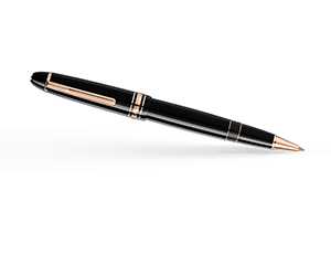 Чернильная ручка Montblanc Драгоценная чёрная смола, детали отделки с напылен  112672