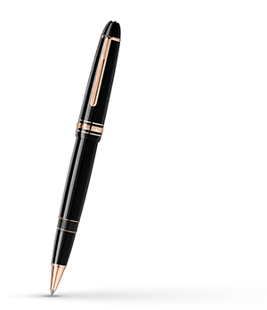Чернильная ручка Montblanc Драгоценная чёрная смола, детали отделки с напылен  112672
