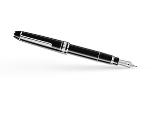 Перьевая ручка Montblanc драгоценная смола, платиновое напыление, пишущий у  107706
