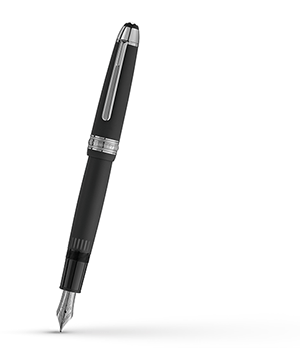 Перьевая ручка Montblanc Матовая драгоценная смола, перо из золота 585 проб  114826