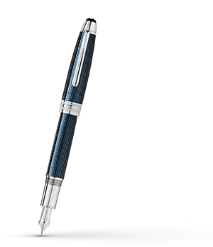 Перьевая ручка Montblanc Лак,  клип с платиновым напылением, перо из золота  112888