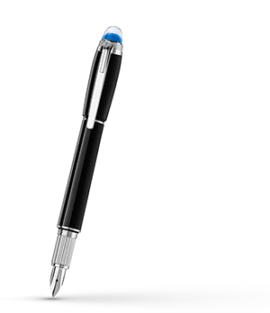 Перьевая ручка Montblanc перо M из золота 585 пробы, драгоценная смола  118845