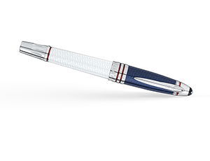 Чернильная ручка Montblanc Платиновое напыление, лак, съемный колпачек  111043