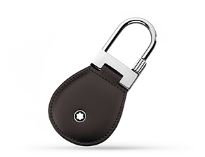 Брелок Montblanc Сталь, натуральная кожа, 4,5 х 9,5 см  114559