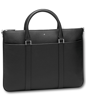 Сумка Montblanc итальянская воловья кожа с зернением и тиснением,  118731 Сумка Montblanc итальянская воловья кожа с зернением и тиснением,  118731