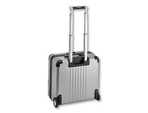 Чемодан Montblanc поликарбонат с отделкой мягкой кожей, подкладка из  124152